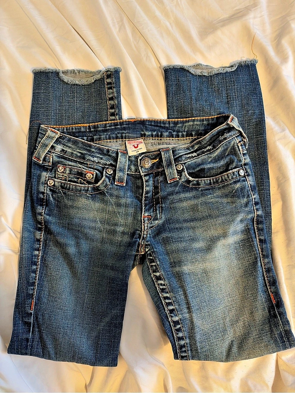 True Religion Brand Jeans Bootcut Jeans Waist 28 Blue